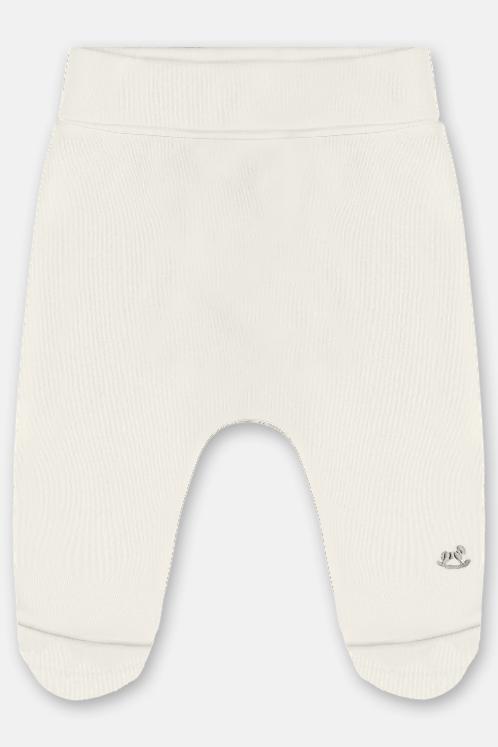 Conjunto Bebê Unissex Body e Calça em Suedine Pima (Off White) Up Baby - Imagem 3